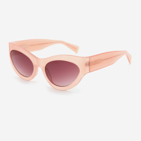 Cat Eye Full-rim Acetate Women's Sunglasses 23A8070